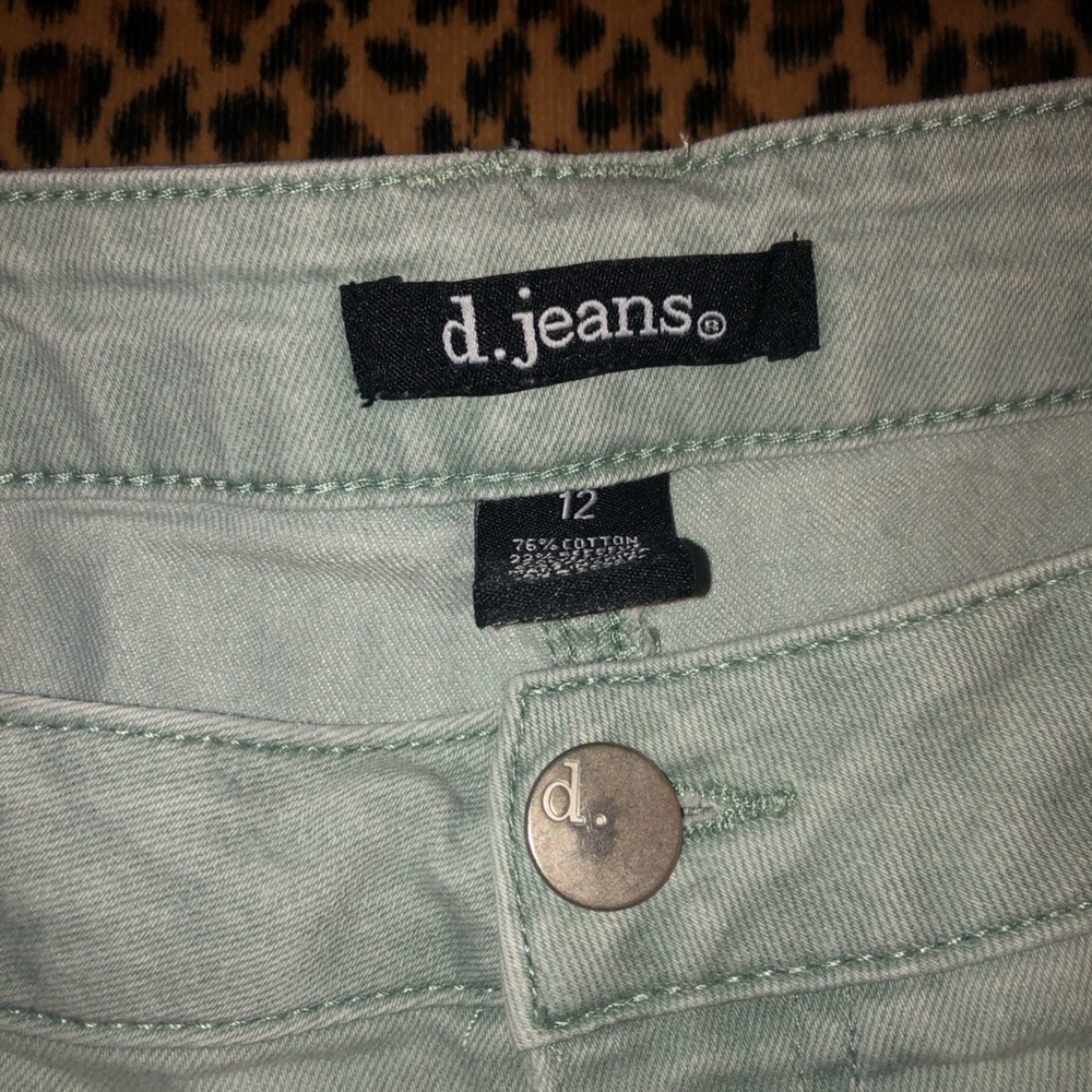d. jeans Mint Green High-Rise Pants - Picture 4 of 8